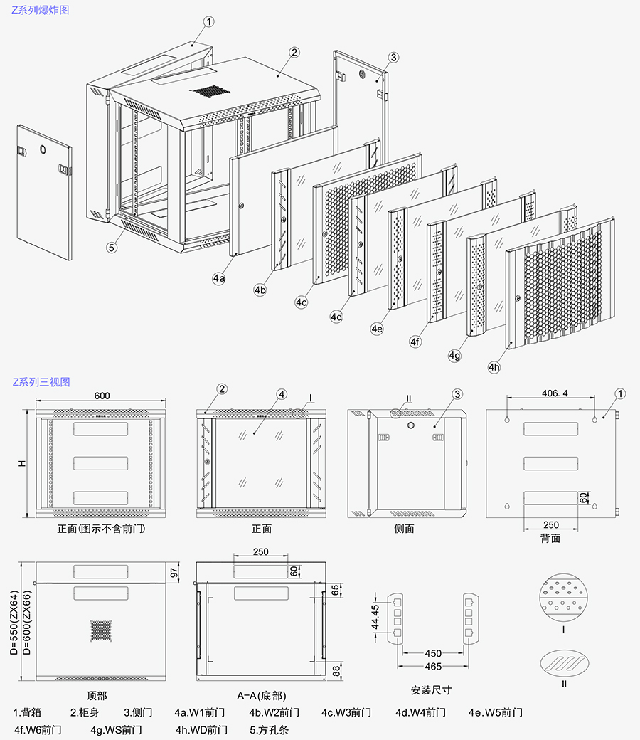 Z系列掛墻機柜